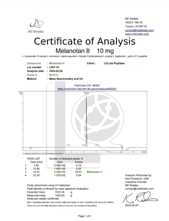 Melanotan 10MG